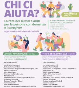 “Chi ci aiuta? La rete dei servizi e aiuti per la persona con demenza e i caregiver“