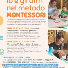 Giornata a Correggio su "Io e gli altri nel metodo Montessori"