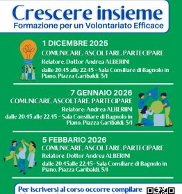 Percorso formativo “Comunicare, Ascoltare, Partecipare” a Bagnolo in Piano