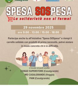 Il 29 novembre 2025 torna a Casalgrande la “spesa SOSpesa”