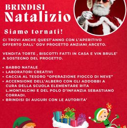 Brindisi natalizio 2025 con Progetto Anziani Arceto