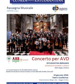 Concerto per AVD dell'Estudiantina Bergamo a favore di AVD Reggio Emilia