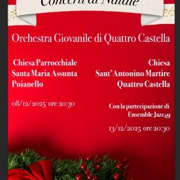 Concerti natalizi 2025 per l’Orchestra Giovanile di Quattro Castella