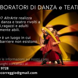 Proseguono i corsi di danza per disabili a Novellara e Correggio con AltrArte