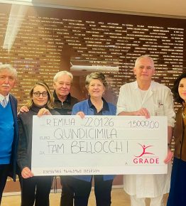 Grazie alle opere della collezione di Ugo e Pina Bellocchi, 15mila euro al Grade per la nuova Risonanza magnetica