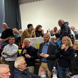 Oltre 300 persone alla cena solidale a Salvaterra per la sanità scandianese