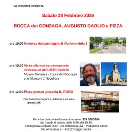 Sulle tracce di Augusto Daolio a Novellara con il gruppo Tempo Libero di Sostegno &amp; Zucchero