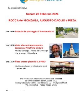 Sulle tracce di Augusto Daolio a Novellara con il gruppo Tempo Libero di Sostegno &amp; Zucchero
