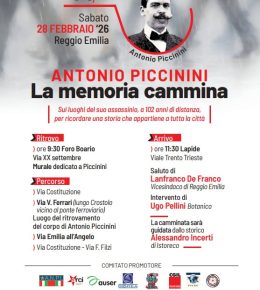“La memoria cammina”: una camminata per ricordare Antonio Piccinini