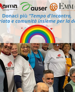 Solidarietà a Reggio Emilia: raggiunto e superato in una settimana il primo obiettivo del crowdfunding "Dona più Tempo d’Incontro!"
