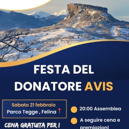 Festa del donatore Avis Castelnovo Monti al Parco Tegge