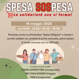 Spesa SOSpesa a Casalgrande sabato 16 maggio 2026