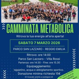 Camminata Metabolica con AIMA e LILT per il progetto We Care di Pallacanestro Reggiana