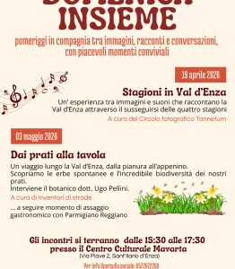 “Domenica insieme”: proseguono i pomeriggi in compagnia a Sant’Ilario d’Enza