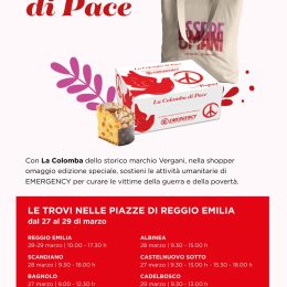 Le colombe della pace di Emergency per la Pasqua 2026