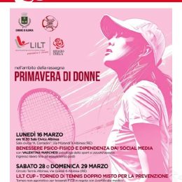 Due appuntamenti di Lilt ad Albinea all’interno di Primavera di Donne 2026