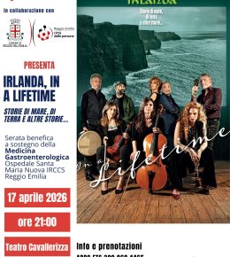 L’Irlanda approda al Teatro Cavallerizza per sostenere APRO e la Medicina Gastroenterologica