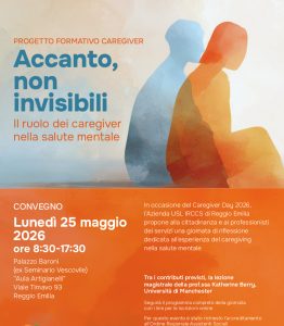 Convegno “Accanto, non invisibili. Il ruolo dei caregiver nella salute mentale” per il Caregiver Day 2026