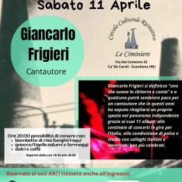 Concerto di Giancarlo Frigieri al circolo Le Ciminiere