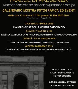 "Tracce di presenza - Memorie condivise tra souvenir e quotidiane nostalgie", mostra di Auser per Fotografia Europea