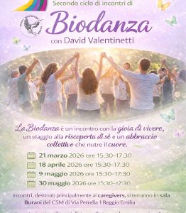 Incontri di biodanza per caregivers con Sentiero Facile