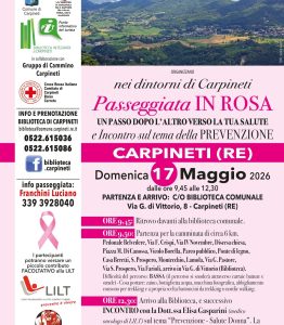 Camminata della salute 2026 con Lilt a Carpineti