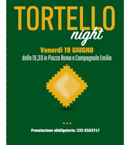 Tortello night 2026 a Campagnola Emilia