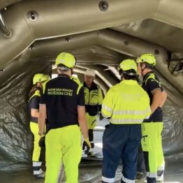 Vieni a provare il tunnel del fumo della Protezione Civile Icaro a Correggio!