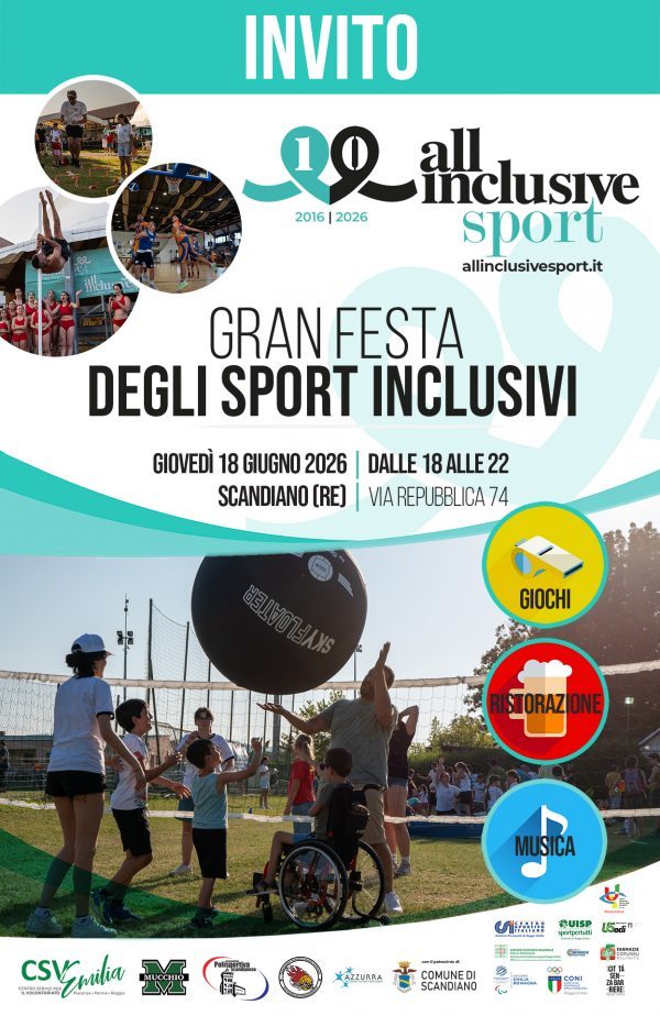 Invito Festa All Inclusive Sport 26