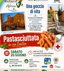 “Pastasciuttata in via Emilia” a Rubiera per costruire un pozzo d'acqua in Togo