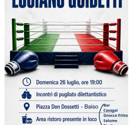 Boxe e solidarietà con Avis Baiso
