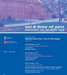 Voci di donne nel parco: letture alla biblioteca di Santa Croce