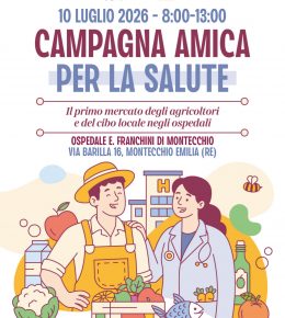 Il mercato di Campagna Amica arriva all’ospedale di Montecchio Emilia