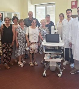 Sa.Re.&nbsp;dona un ecografo portatile alla Chirurgia Flebologica del Santa Maria Nuova