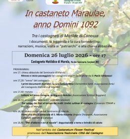 “In castaneto Maraulae, anno Domini 1092: i documenti, la leggenda e la cura benedettina” all'abbazia di Marola