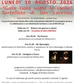 Gran galà sotto le stelle 2026 a Rivalta
