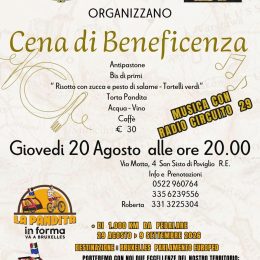 Cena a Casa Motta a Poviglio per “La Pandita in forma va a Bruxelles”